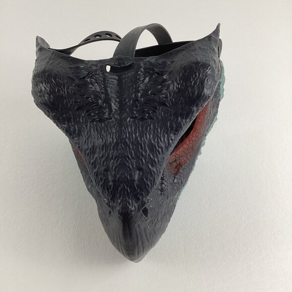 Jurassic World Dominion Therizinosaurus Dinosaur Mask Moving Jaw Halloween Toy - Picture 3 of 6
